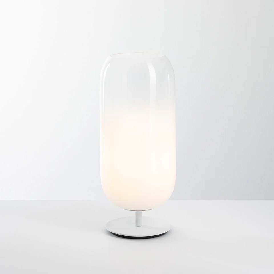 Lampa stołowa GOPLE biały z białą podstawą - Image 4