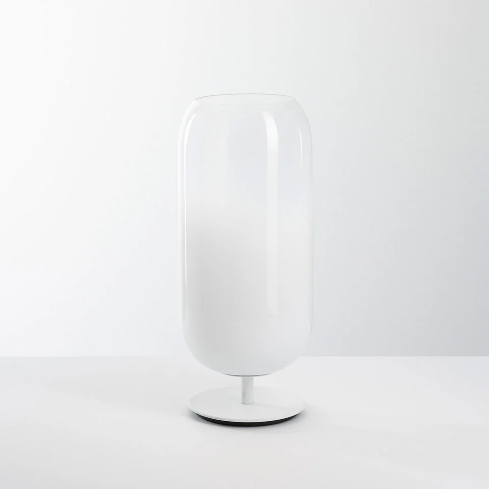 Lampa stołowa GOPLE biały z białą podstawą - Image 5
