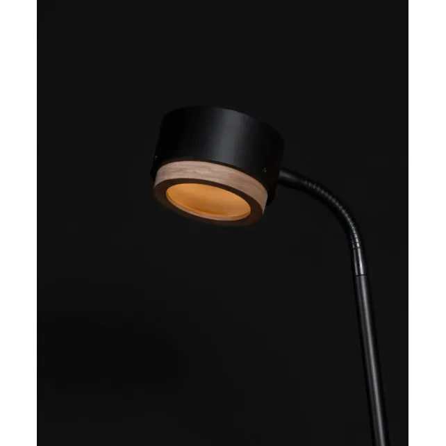 Lampa stołowa JUBI czarny z drewnem orzechowym - Image 4