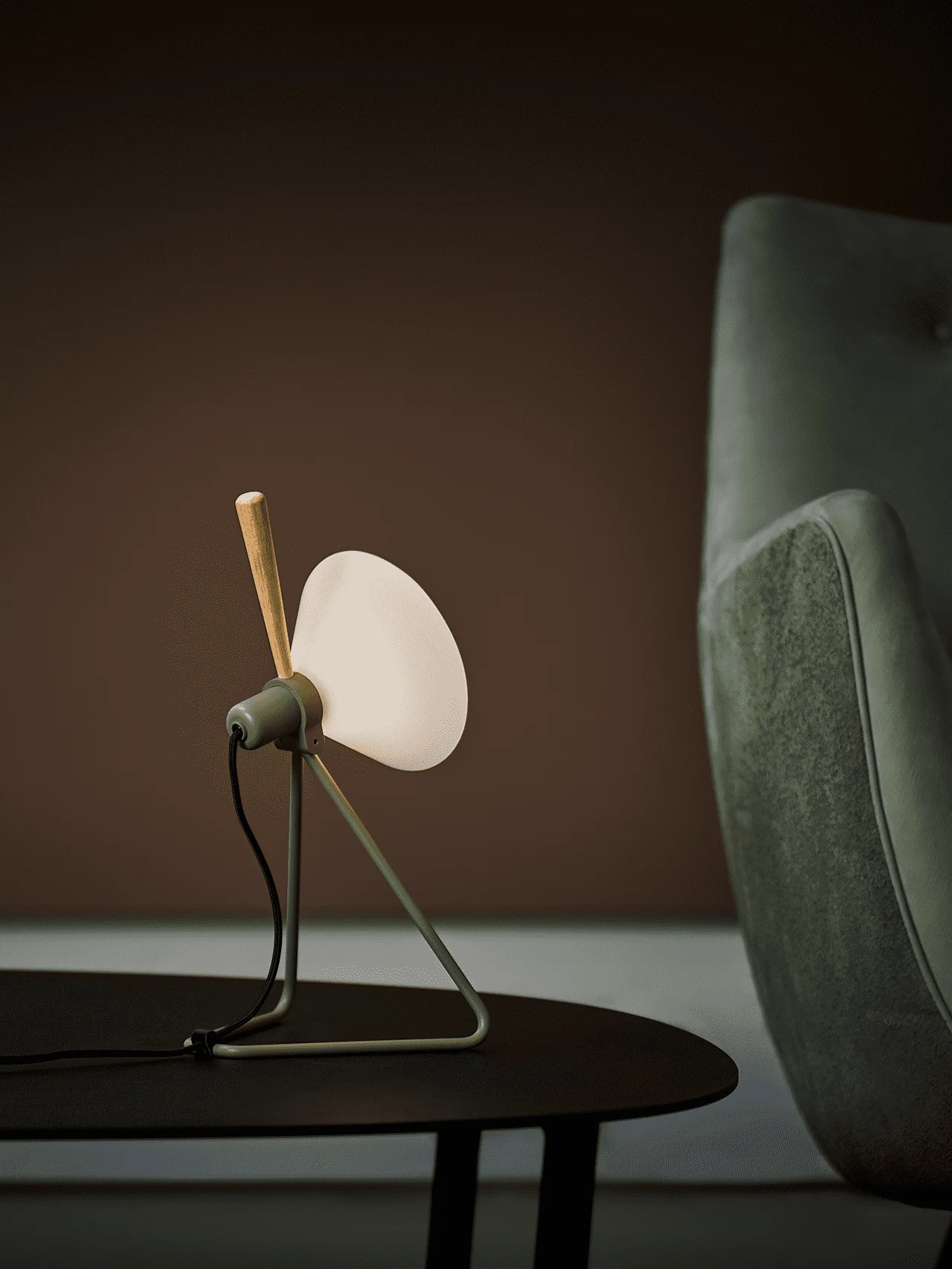 Lampa stołowa MODEL 356 SPOT oliwkowy - Image 2