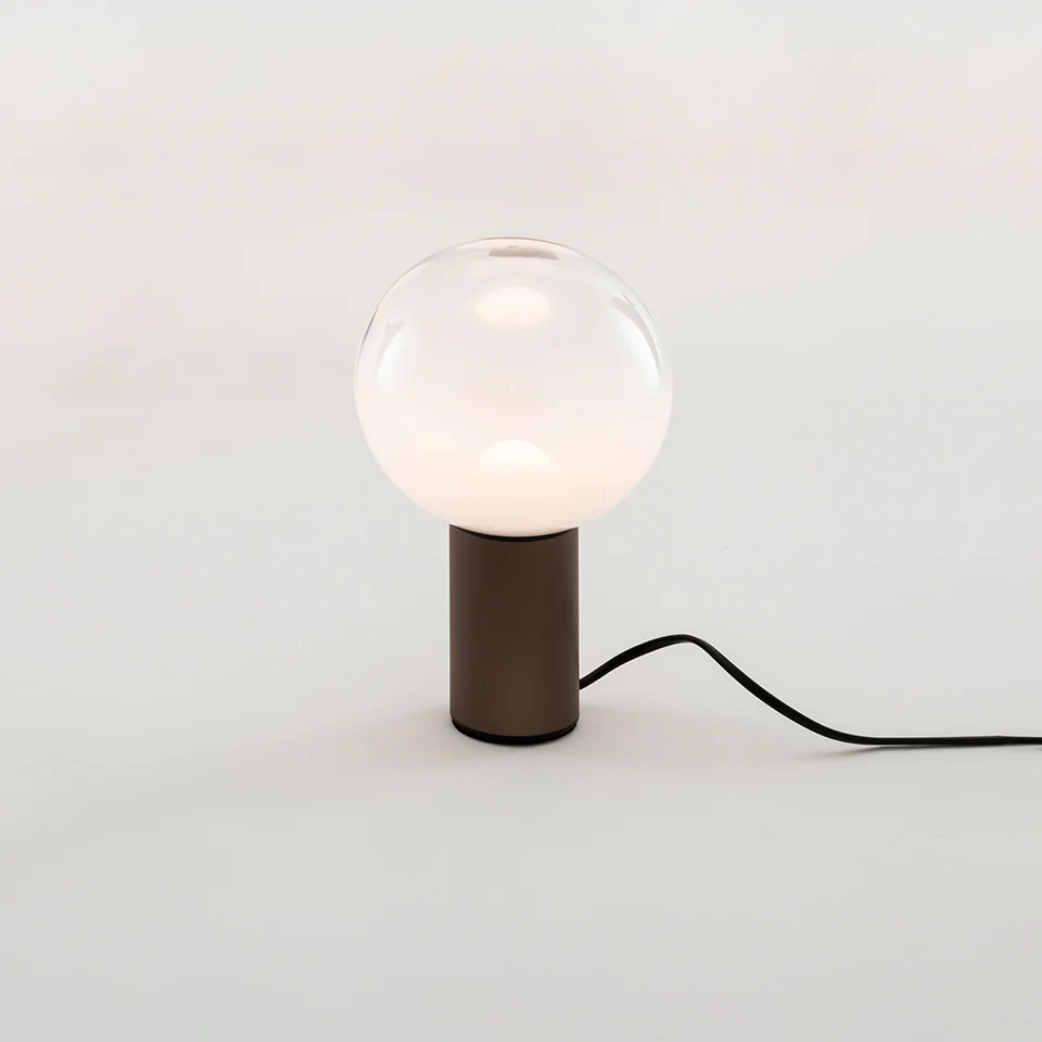 Lampa stołowa LAGUNA satynowy brązowy - Image 3