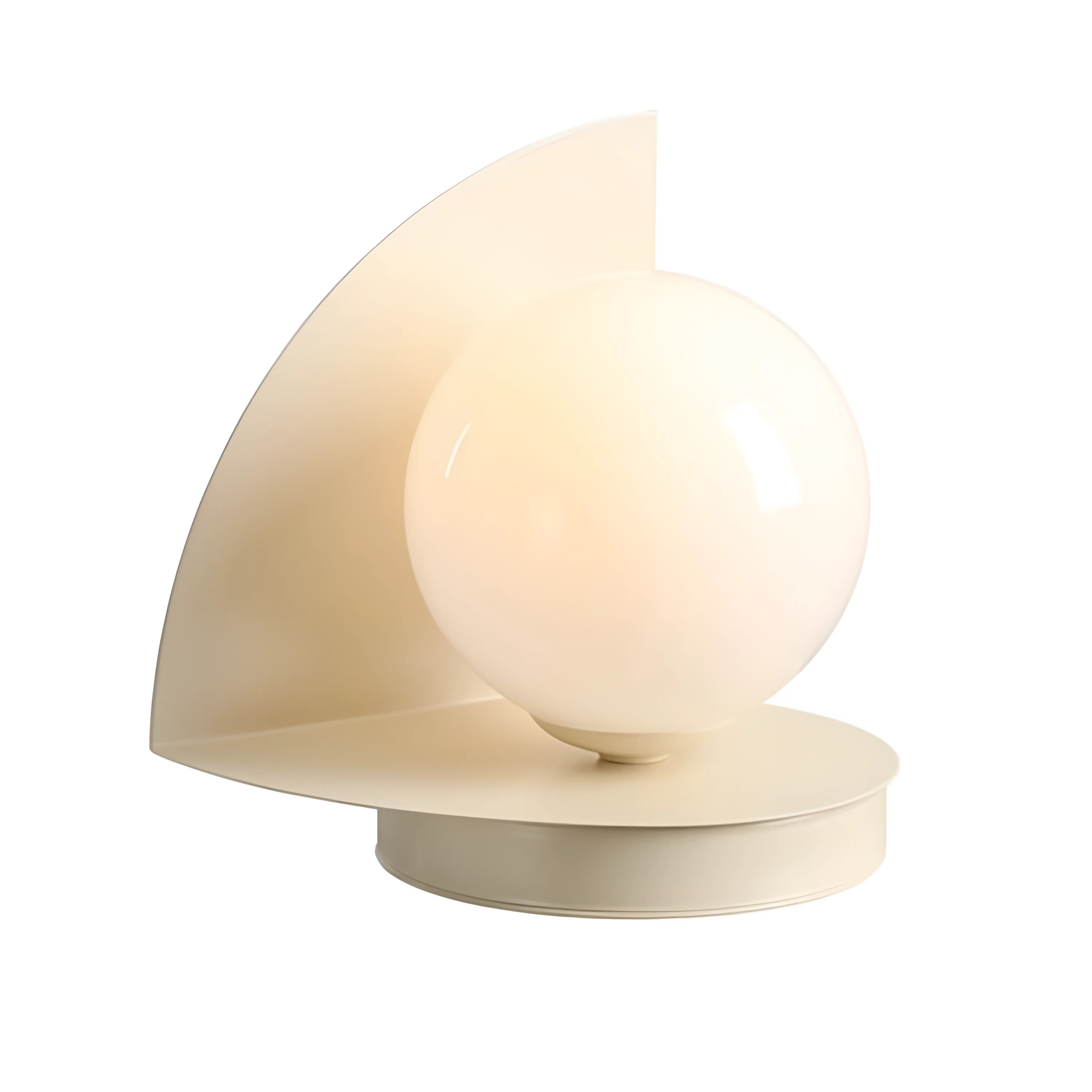 Lampa stołowa LOOP kremowy