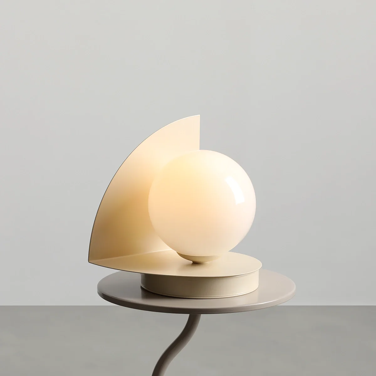 Lampa stołowa LOOP kremowy - Image 2