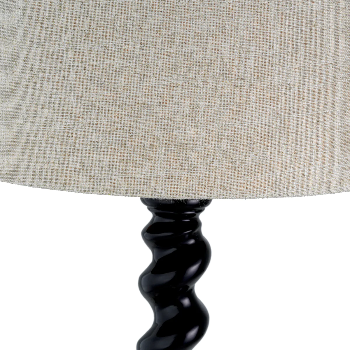 Lampa stołowa MASSIMO złamana biel z czarną podstawą - Image 6