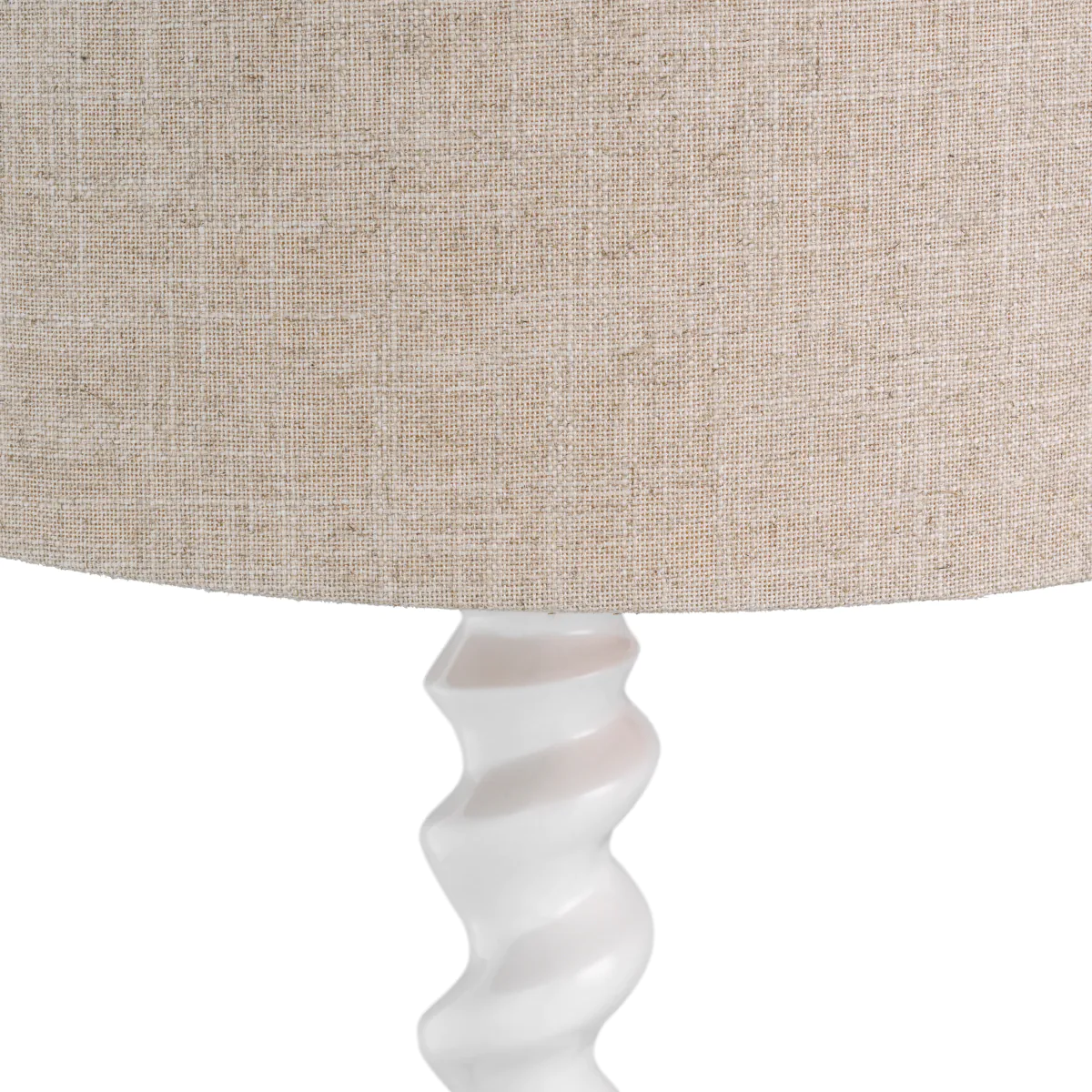 Lampa stołowa MASSIMO kremowy z białą podstawą - Image 6
