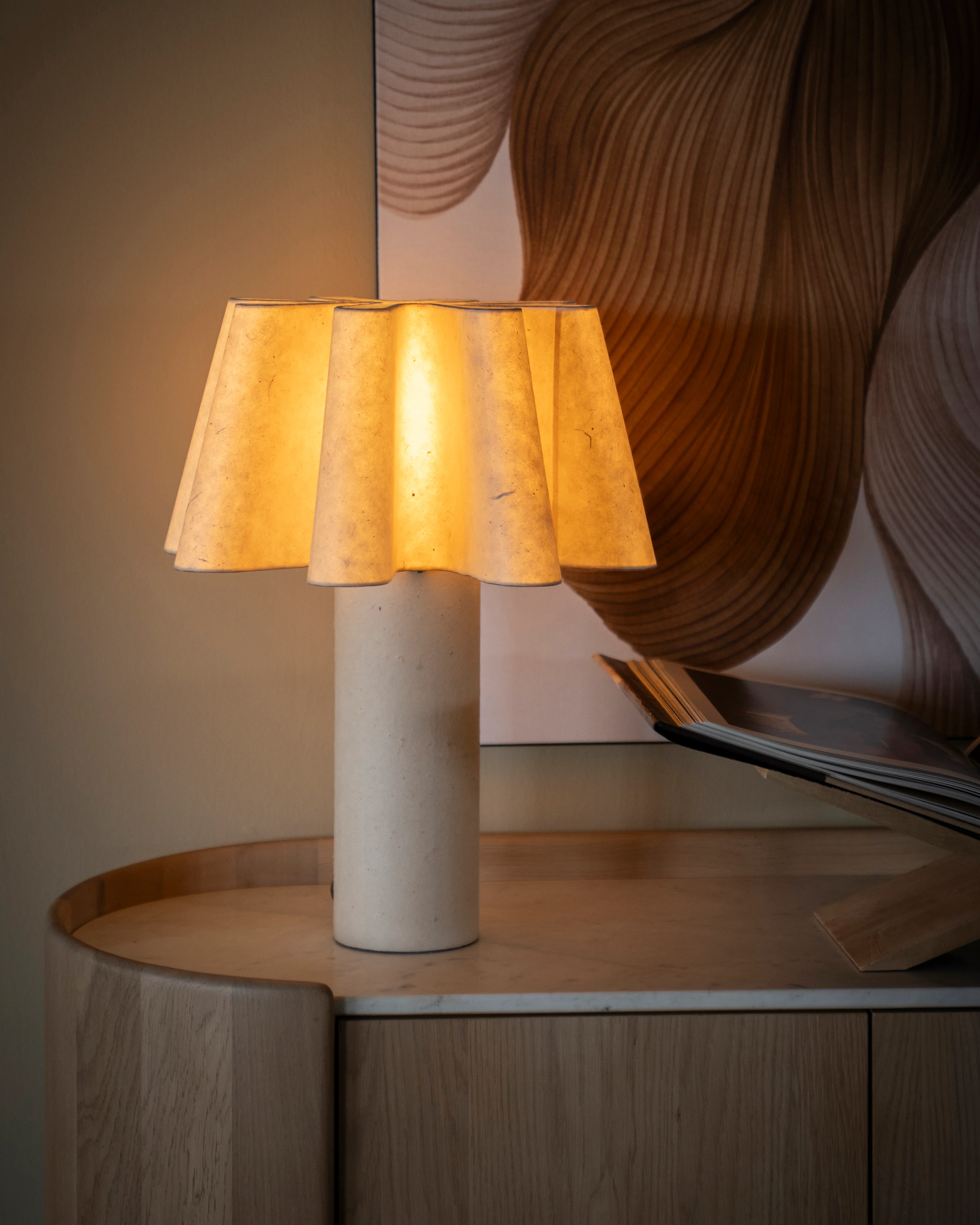 Lampa stołowa MEANDER beżowy - Image 2