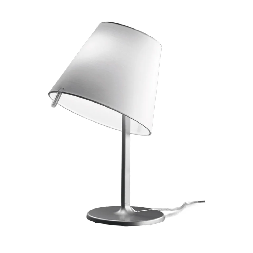 Lampa stołowa MELAMPO szara podstawa