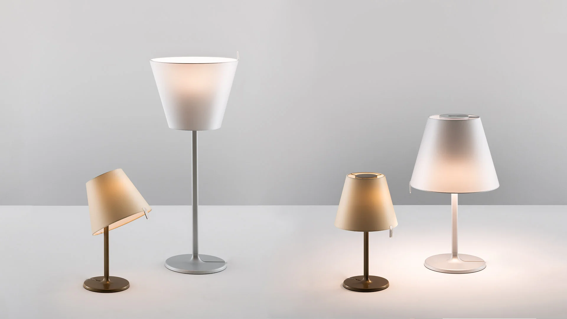 Lampa stołowa MELAMPO szara podstawa - Image 6