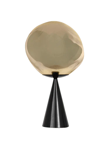 Lampa stołowa MELT brązowy z czarną podstawą - Image 4