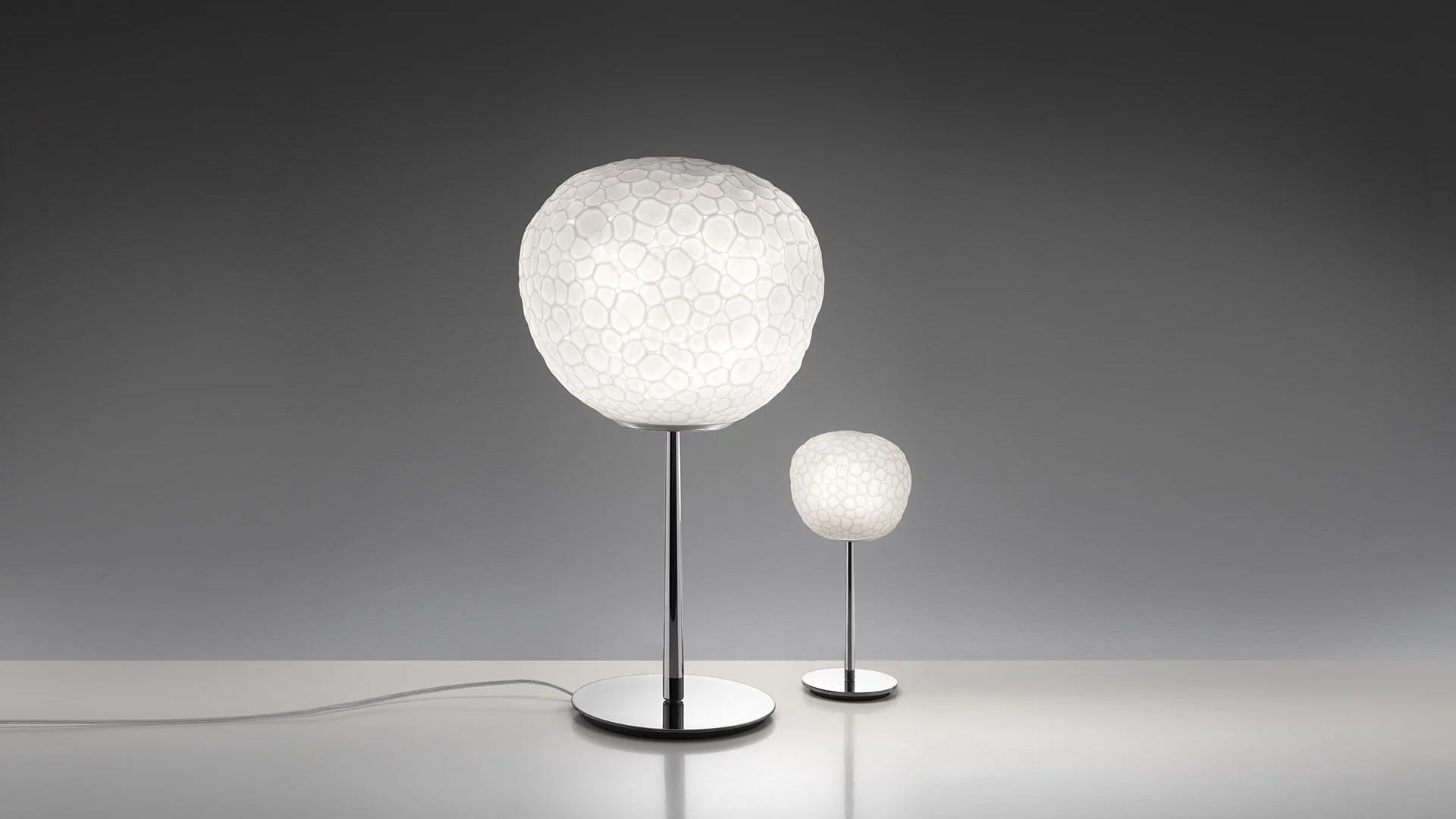Lampa stołowa METEORITE STEM biały - Image 2