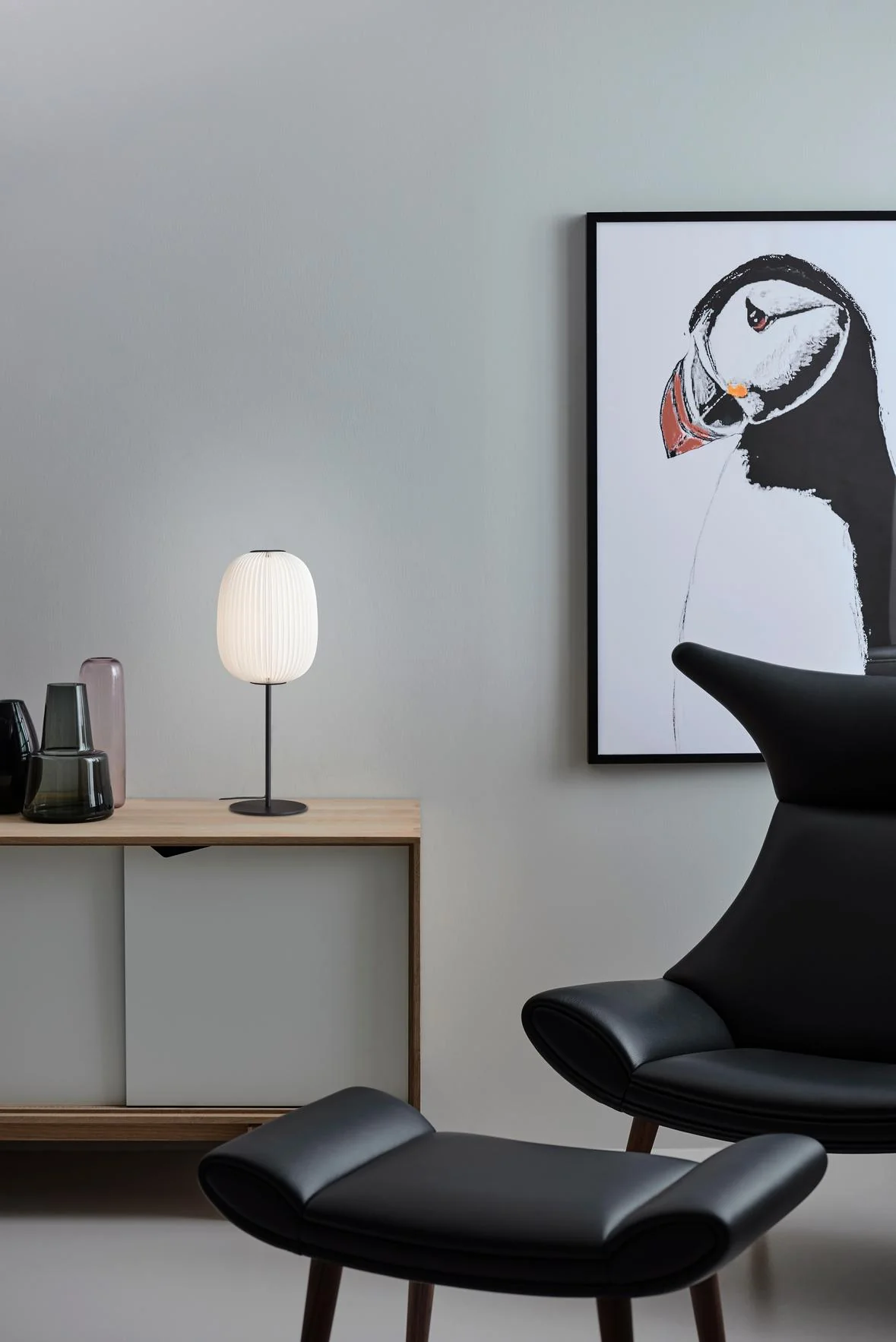 Lampa stołowa MODEL 335  LAMELLA biały - Image 2