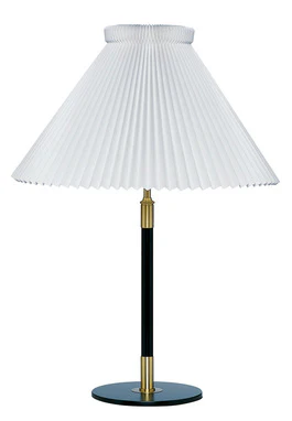 Lampa stołowa MODEL 352 biały z czarno-złotą podstawą - Image 3