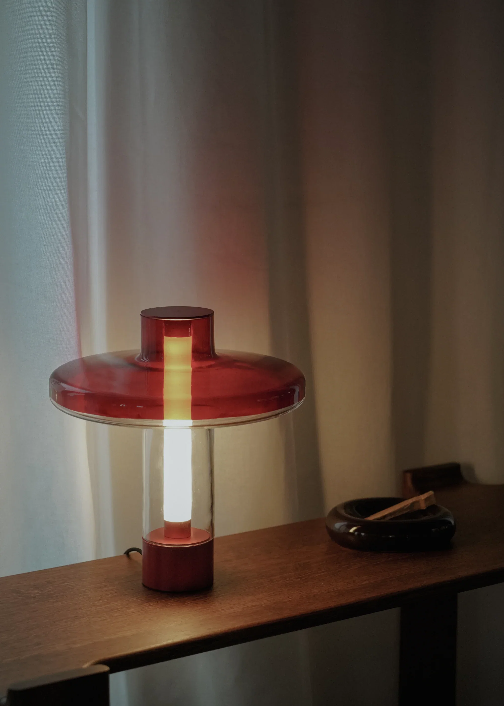Lampa stołowa NEVO czerwony - Image 2