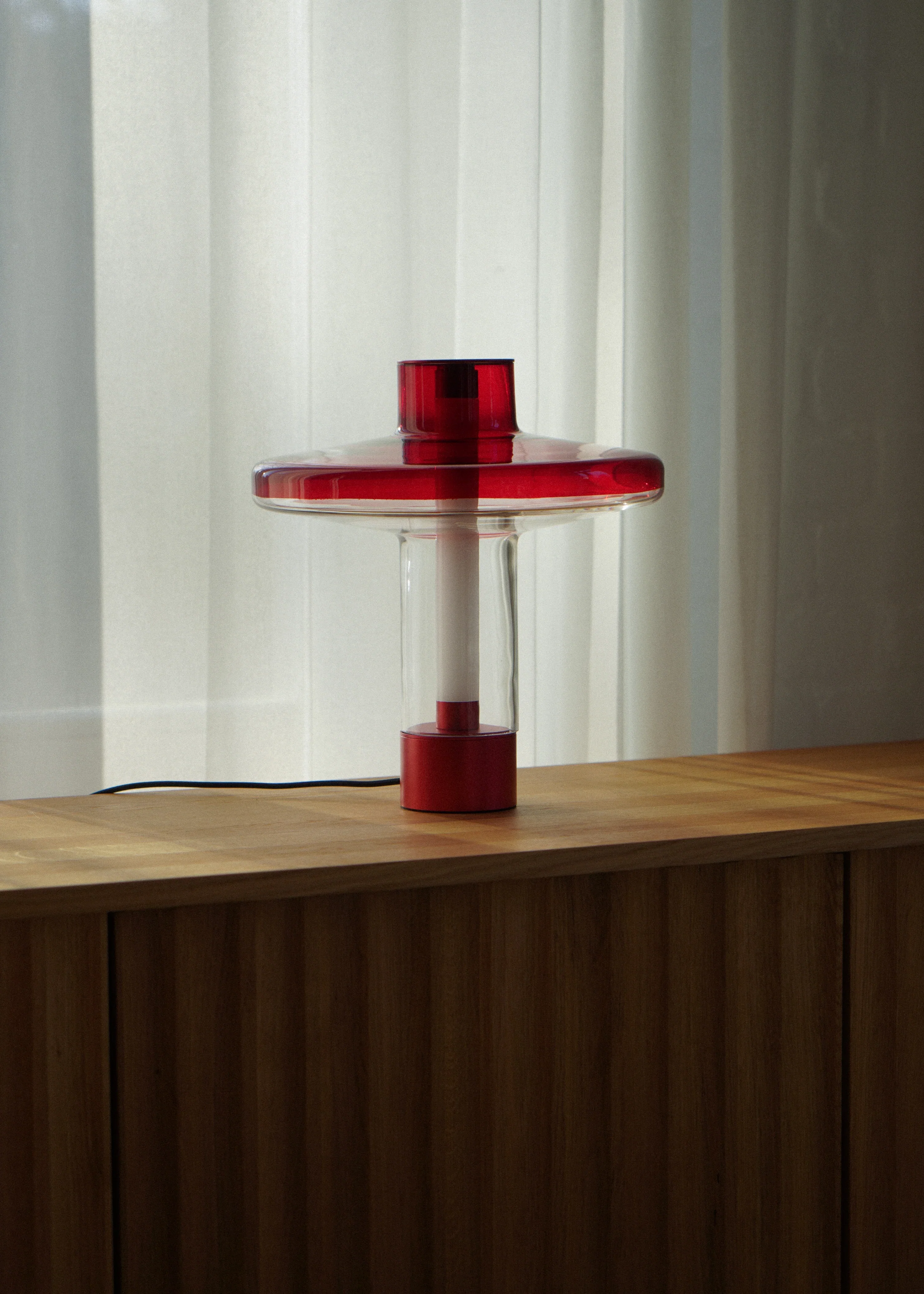 Lampa stołowa NEVO czerwony - Image 6