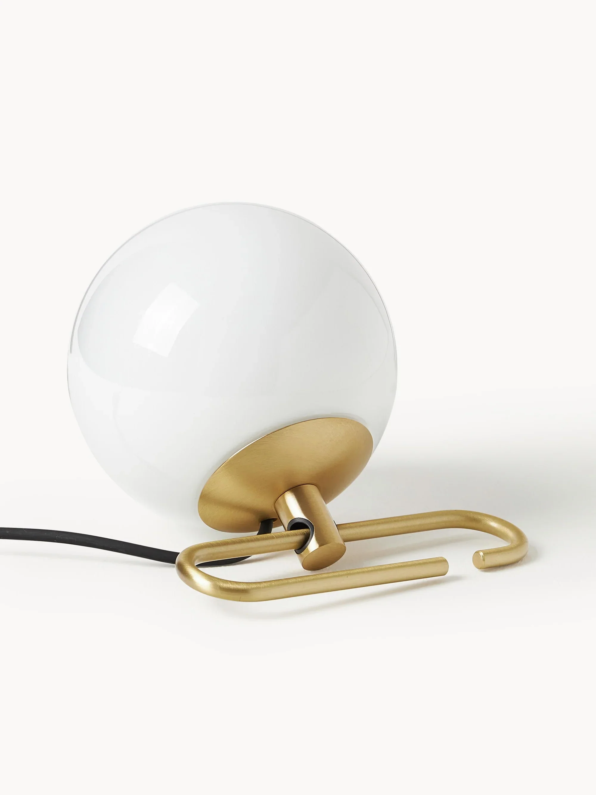 Lampa stołowa NH1217 mosiężny z białym szkłem - Image 13