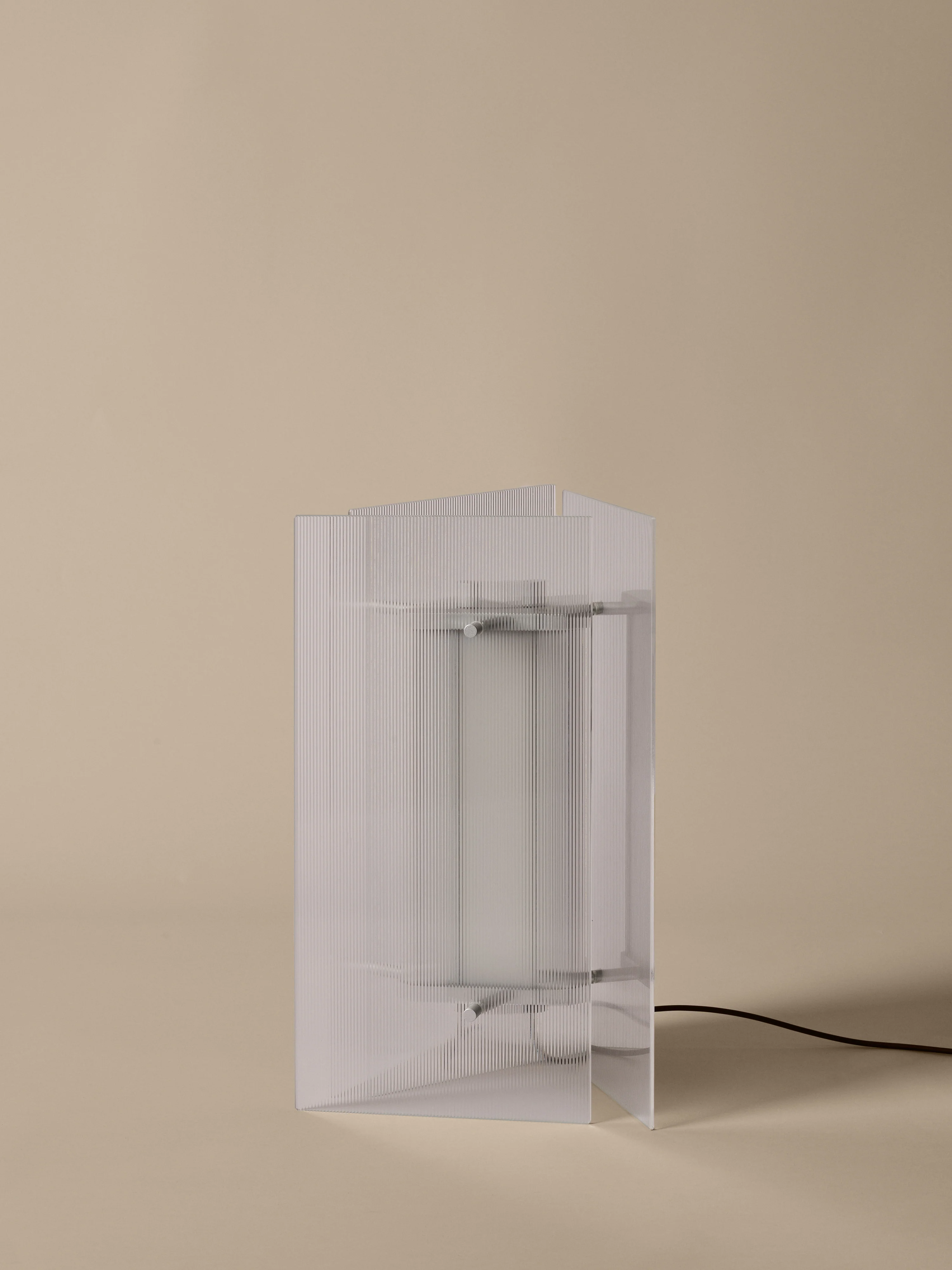 Lampa stołowa OESTE szkło ryflowane - Image 5