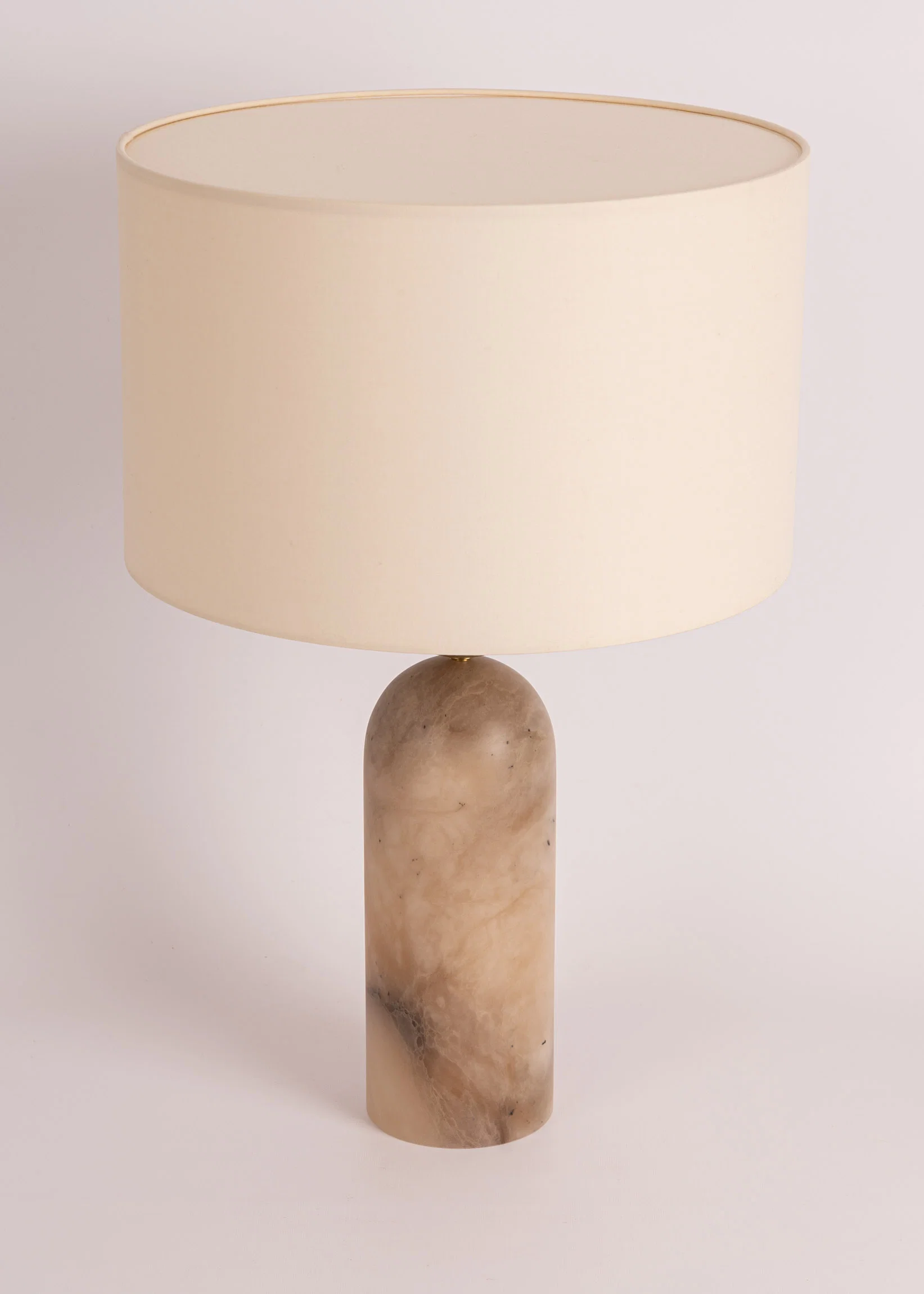 Lampa stołowa PEONA ciemny beżowy alabaster - Image 6