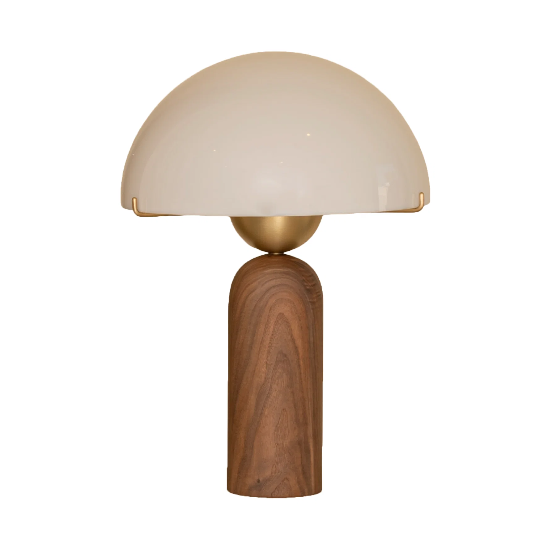 Lampa stołowa PEONO drewno orzechowe