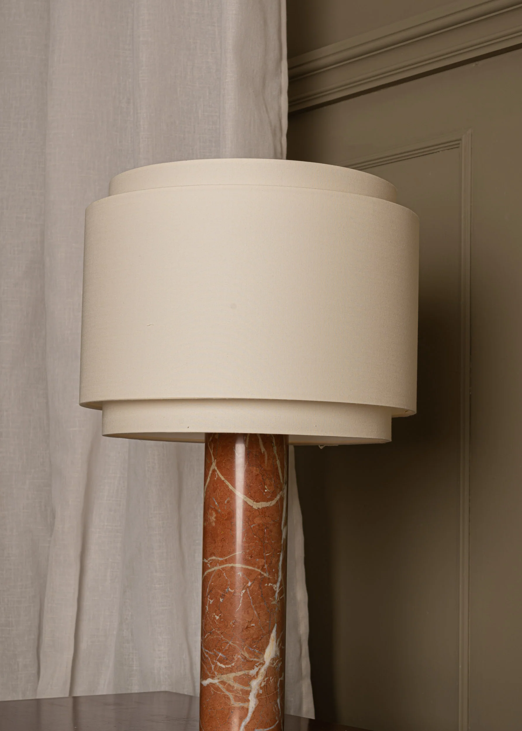 Lampa stołowa PIPO DUOBLE czerwony marmur - Image 5