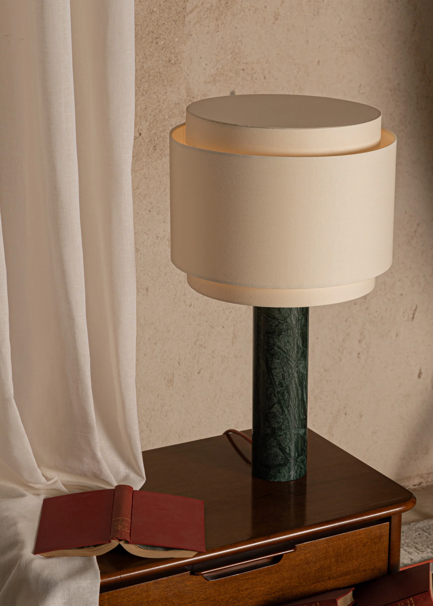 Lampa stołowa PIPO DUOBLE zielony marmur - Image 4