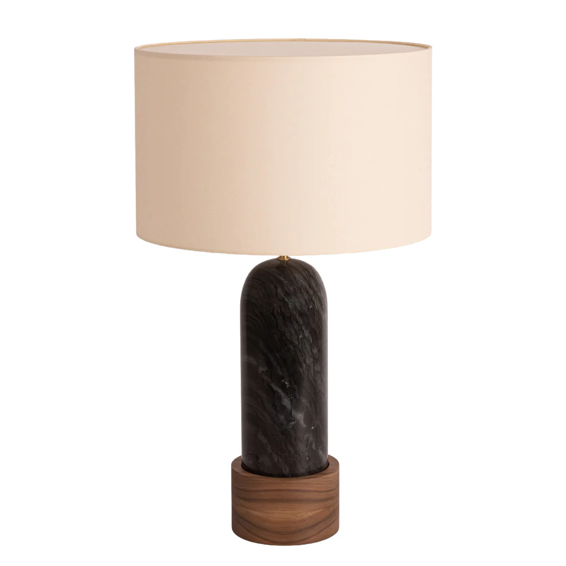 Lampa stołowa PURA KELO czarny marmur