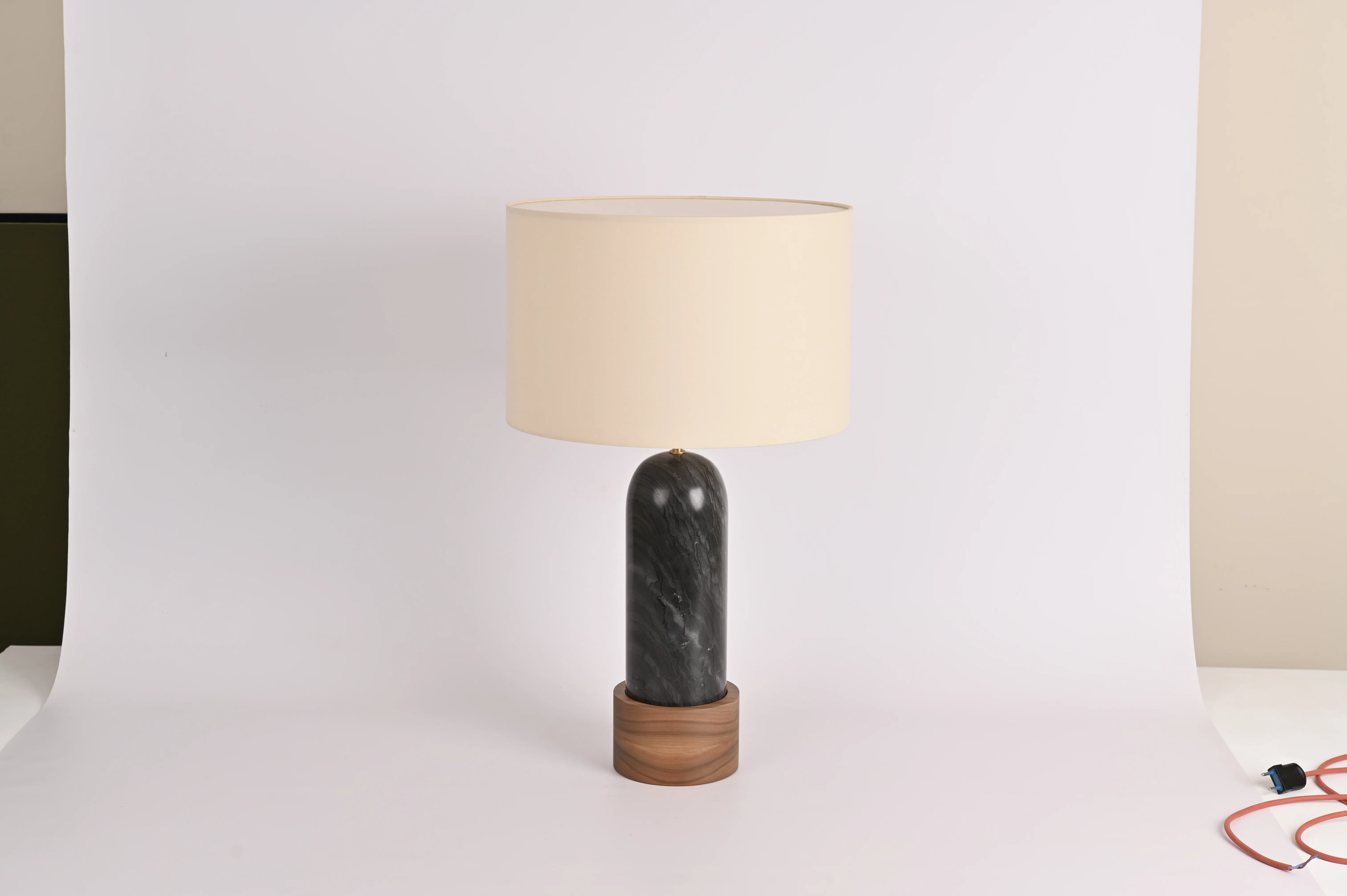 Lampa stołowa PURA KELO czarny marmur - Image 3