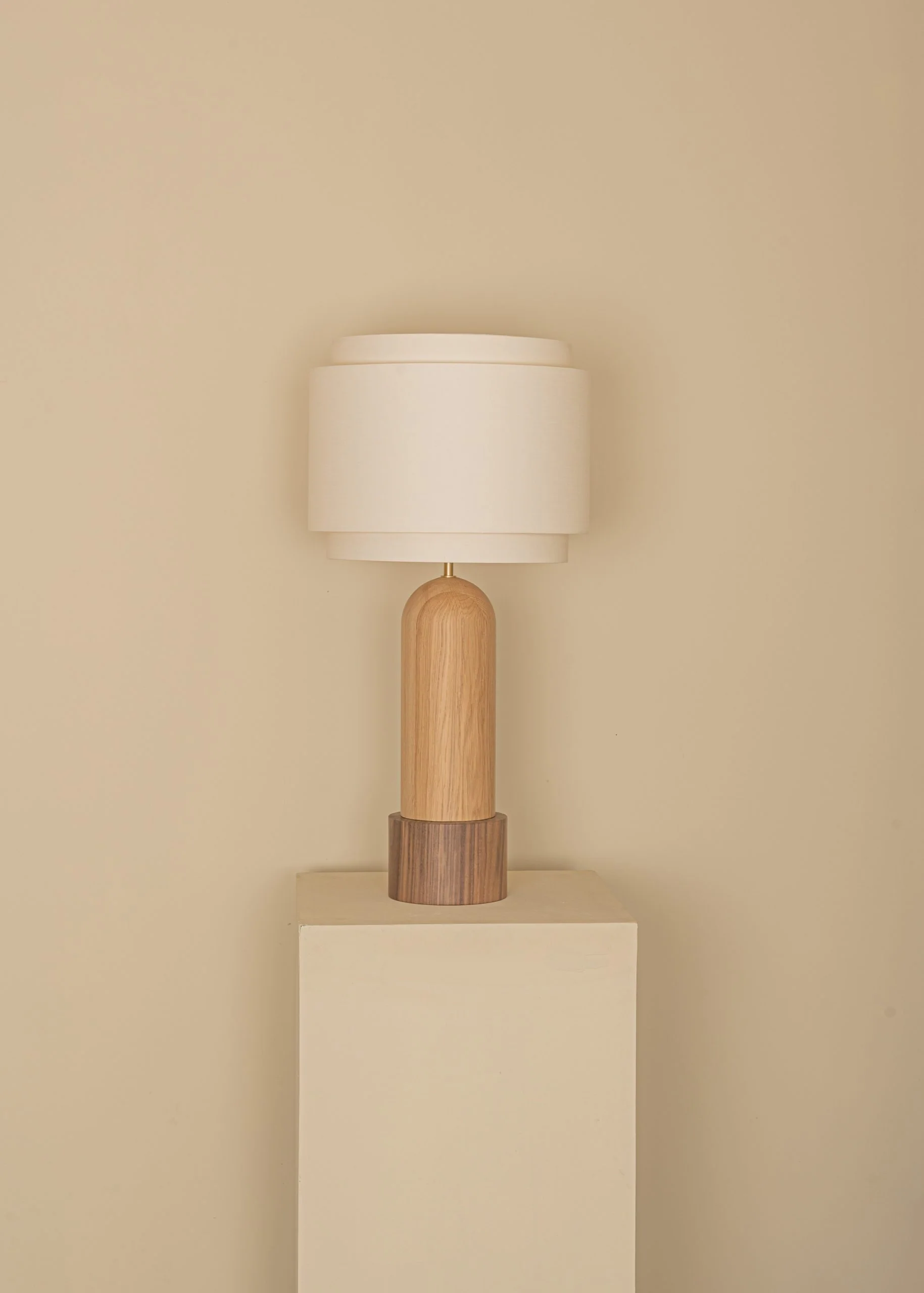Lampa stołowa PURA KELO DOUBLE drewno dębowe - Image 4