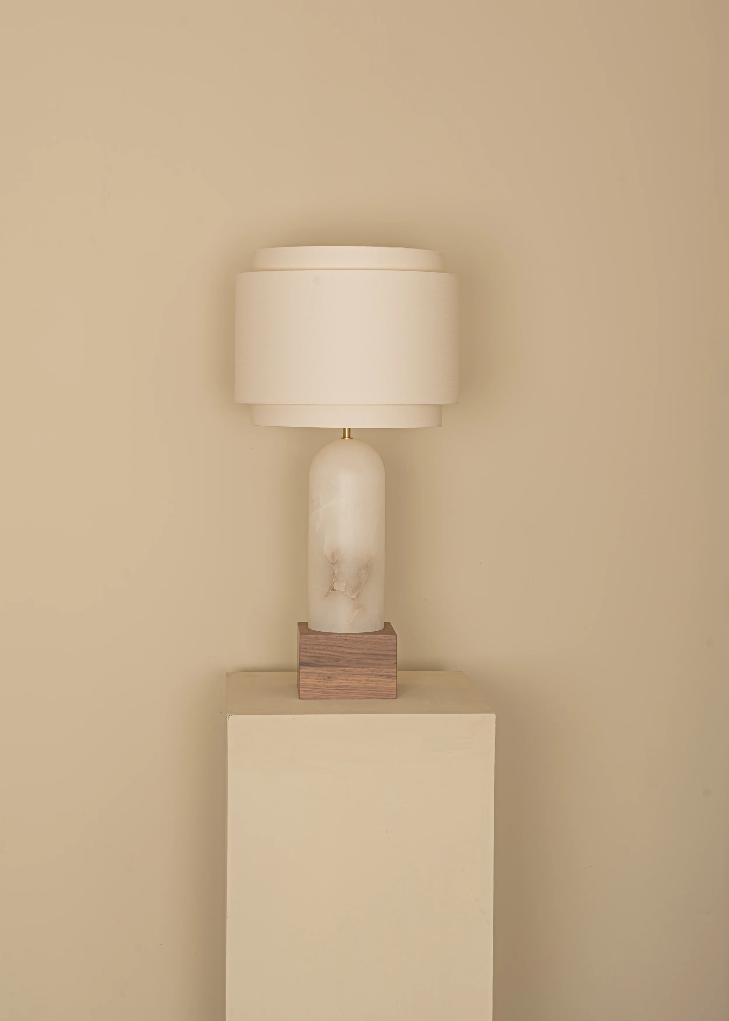 Lampa stołowa PURA KELO DOUBLE biały alabaster - Image 10
