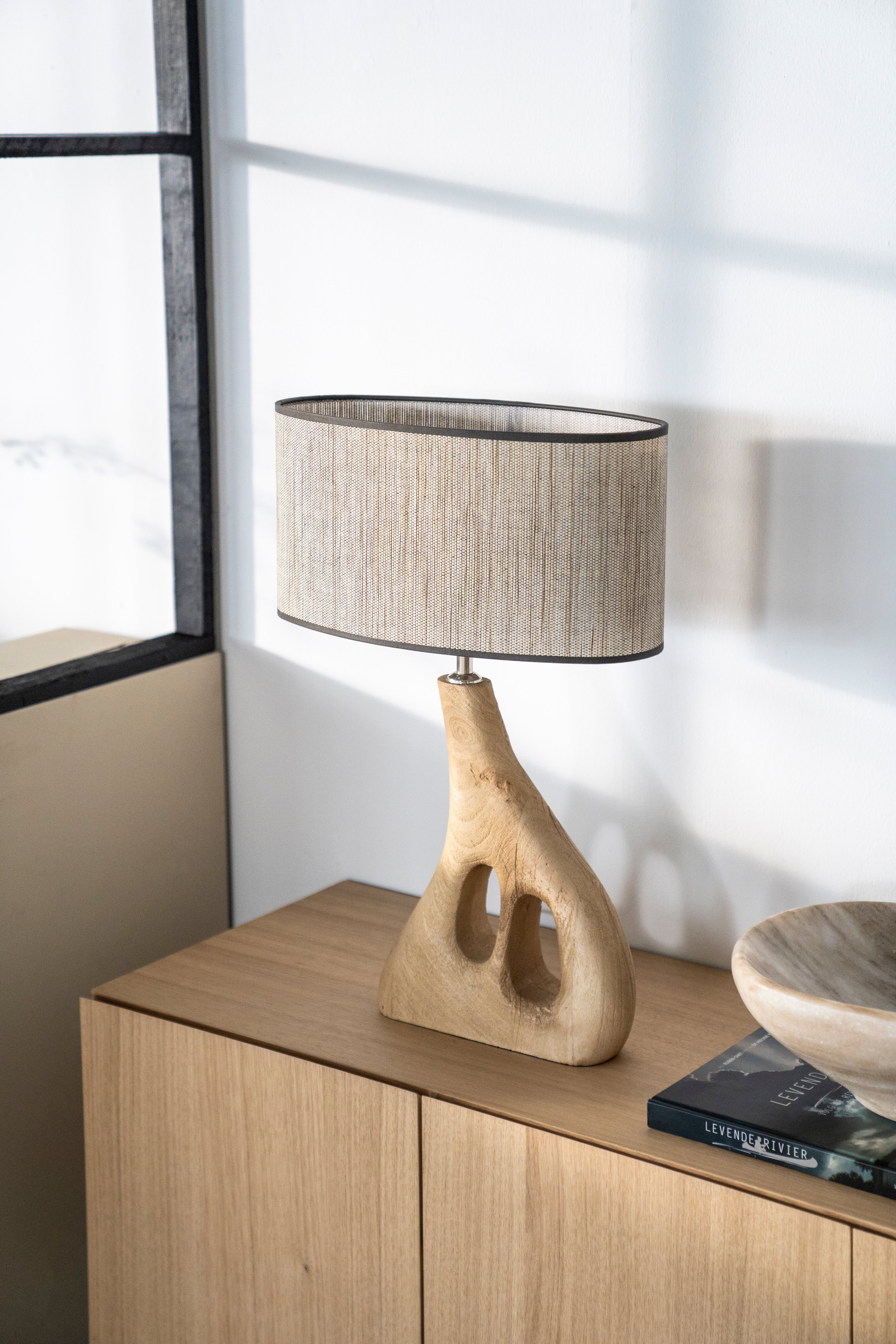 Lampa stołowa SHIBOO beżowy - Image 2