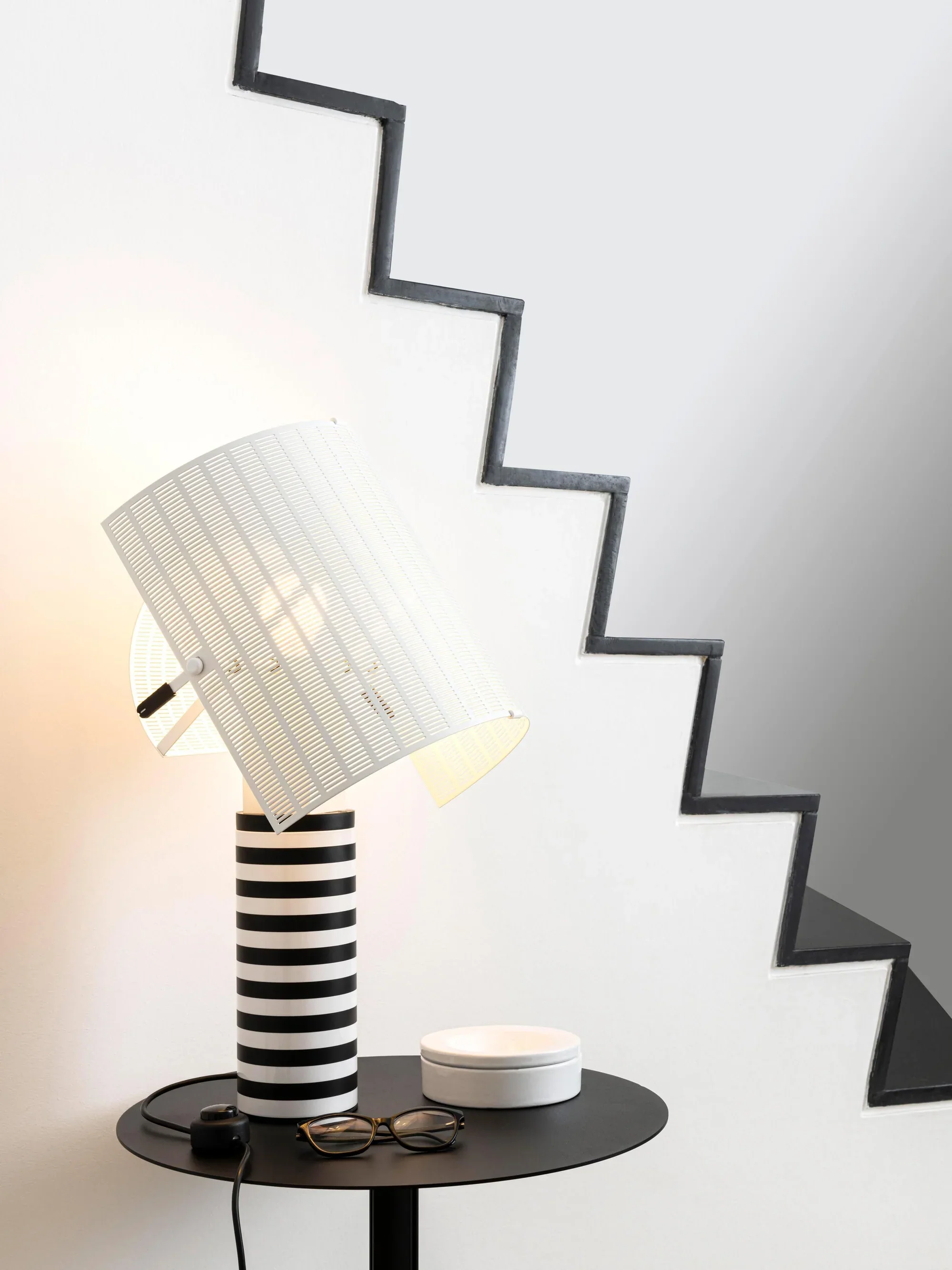 Lampa stołowa SHOGUN biały z czarnym - Image 2
