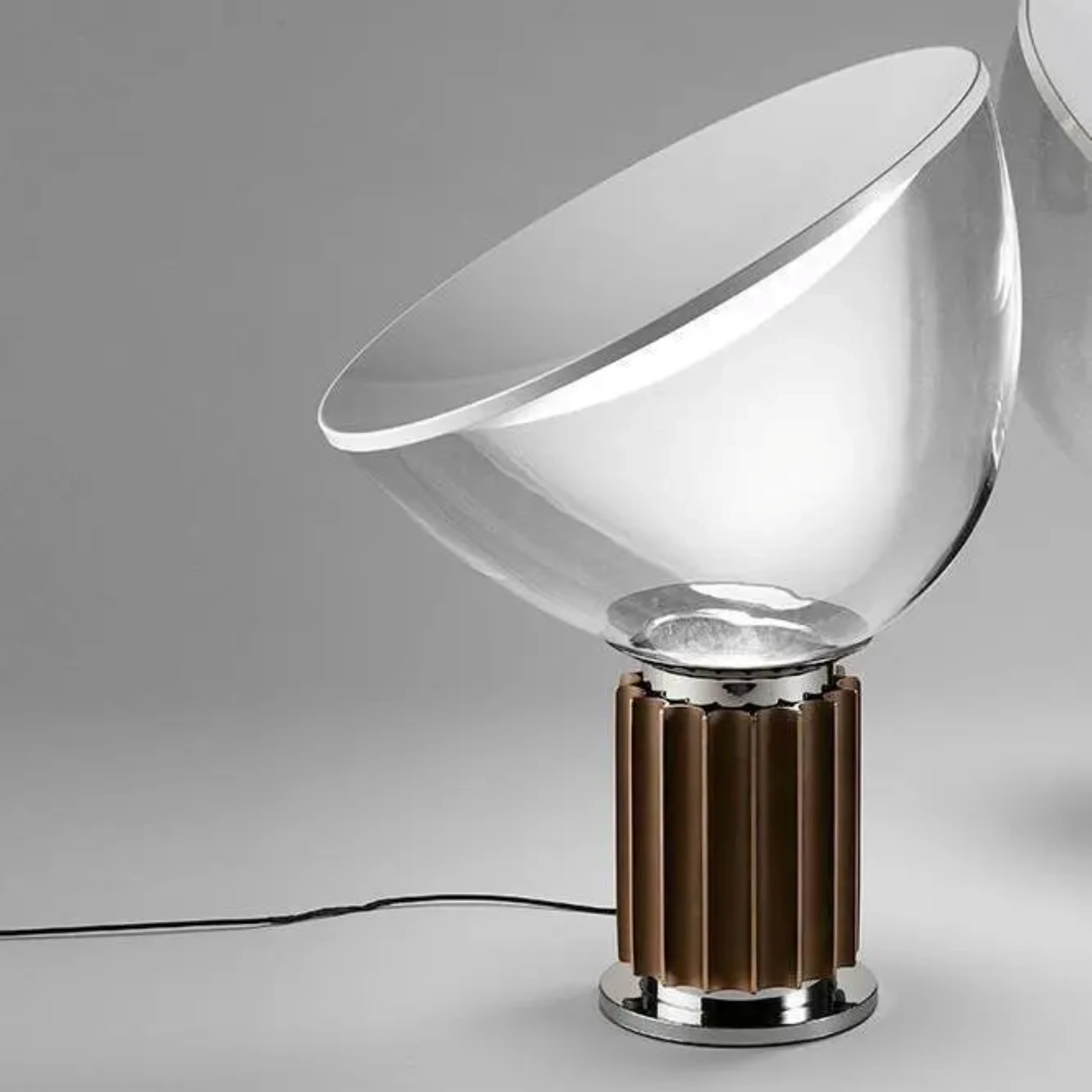 Lampa stołowa TACCIA PMMA brązowy - Image 2