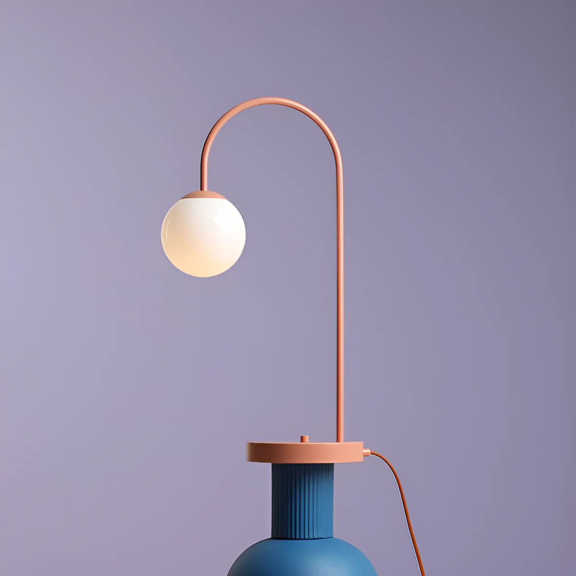 Lampa stołowa UNA koralowy - Image 5