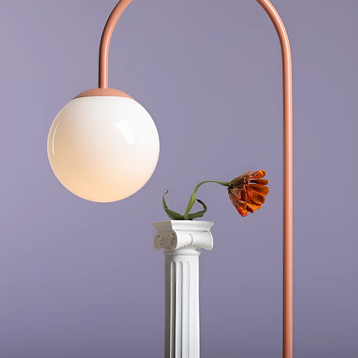 Lampa stołowa UNA koralowy - Image 7