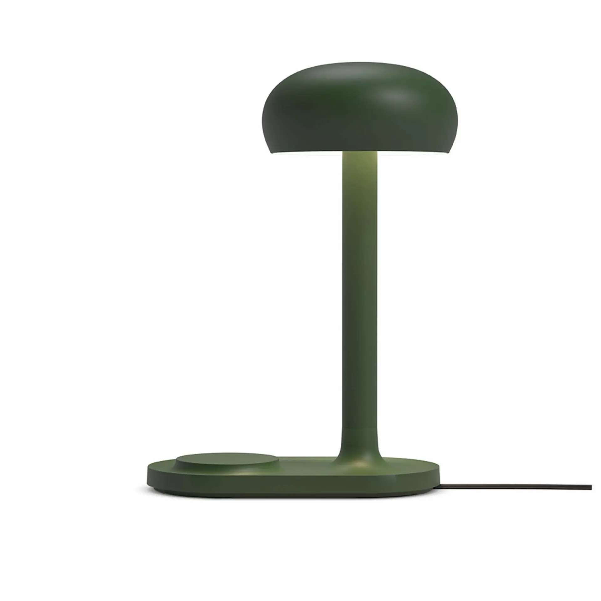 Lampa stołowa z bezprzewodową ładowarką EMENDO zielony - Image 3