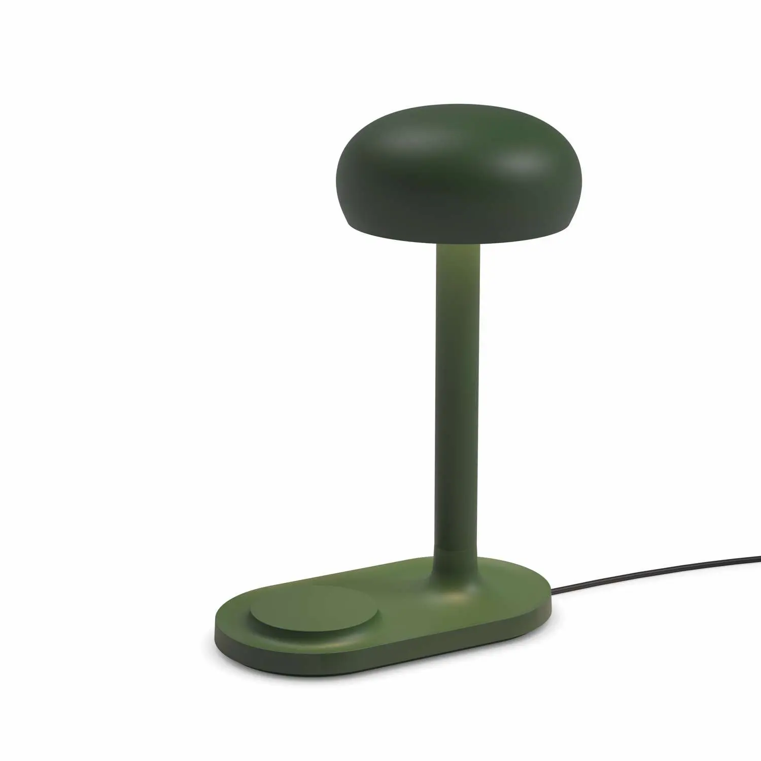 Lampa stołowa z bezprzewodową ładowarką EMENDO zielony - Image 8