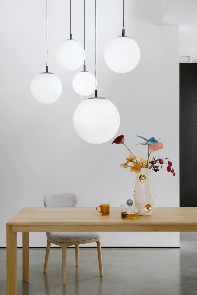 Lampa sufitowa ALUR 2 transparentne szkło z czarnym wykończeniem - Image 2