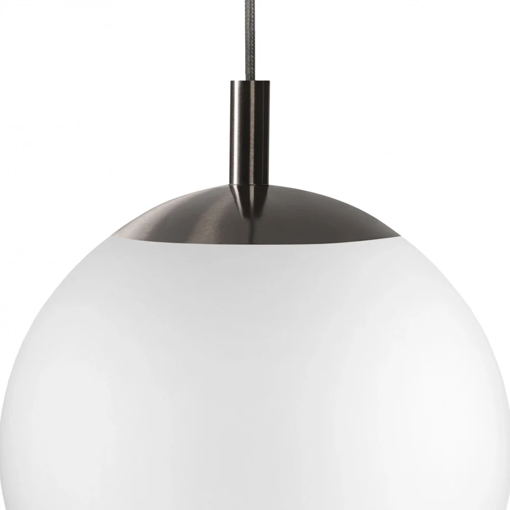 Lampa sufitowa ALUR 2 mleczne szkło z tytanowym wykończeniem - Image 6
