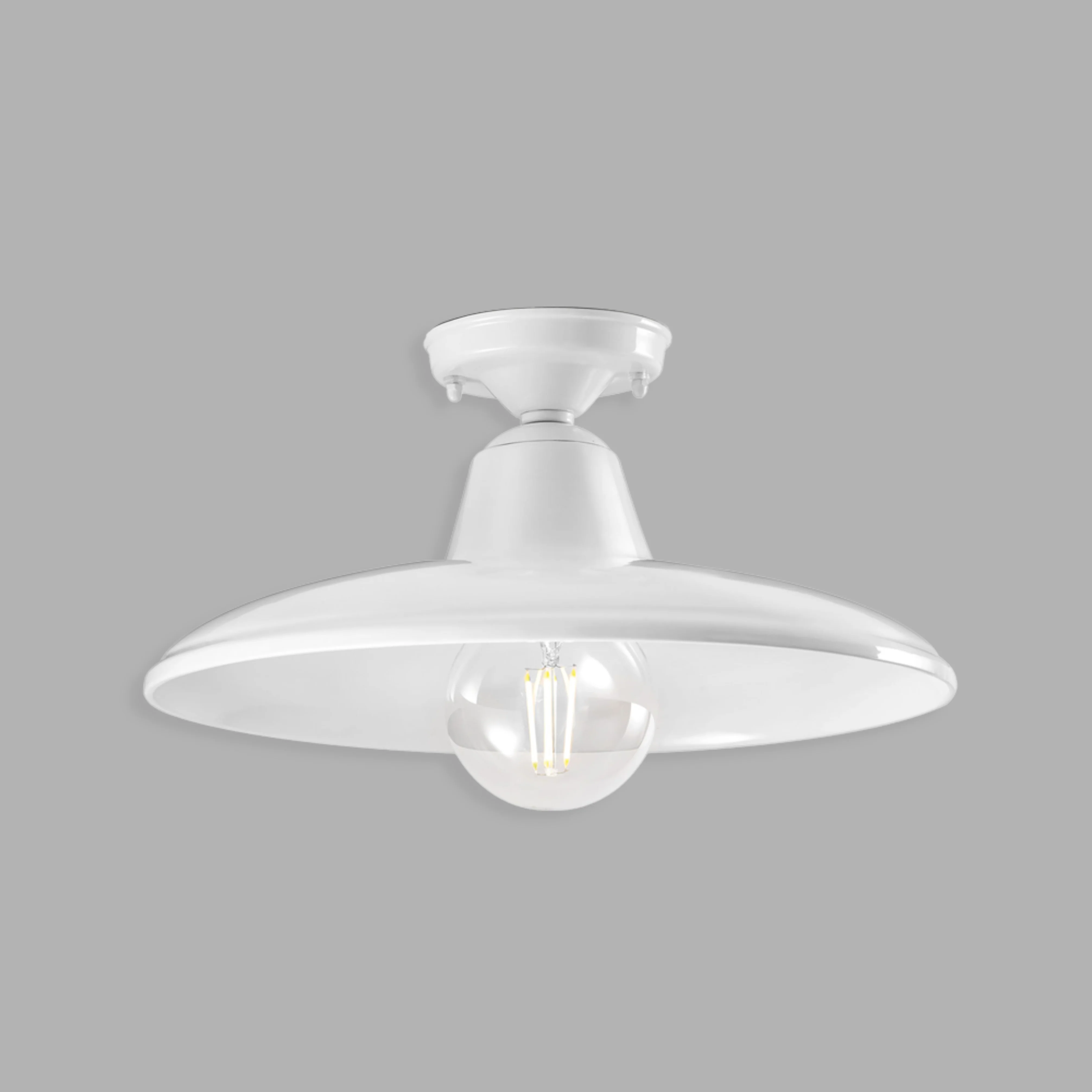 Lampa sufitowa ceramiczna B&W biały - Image 2