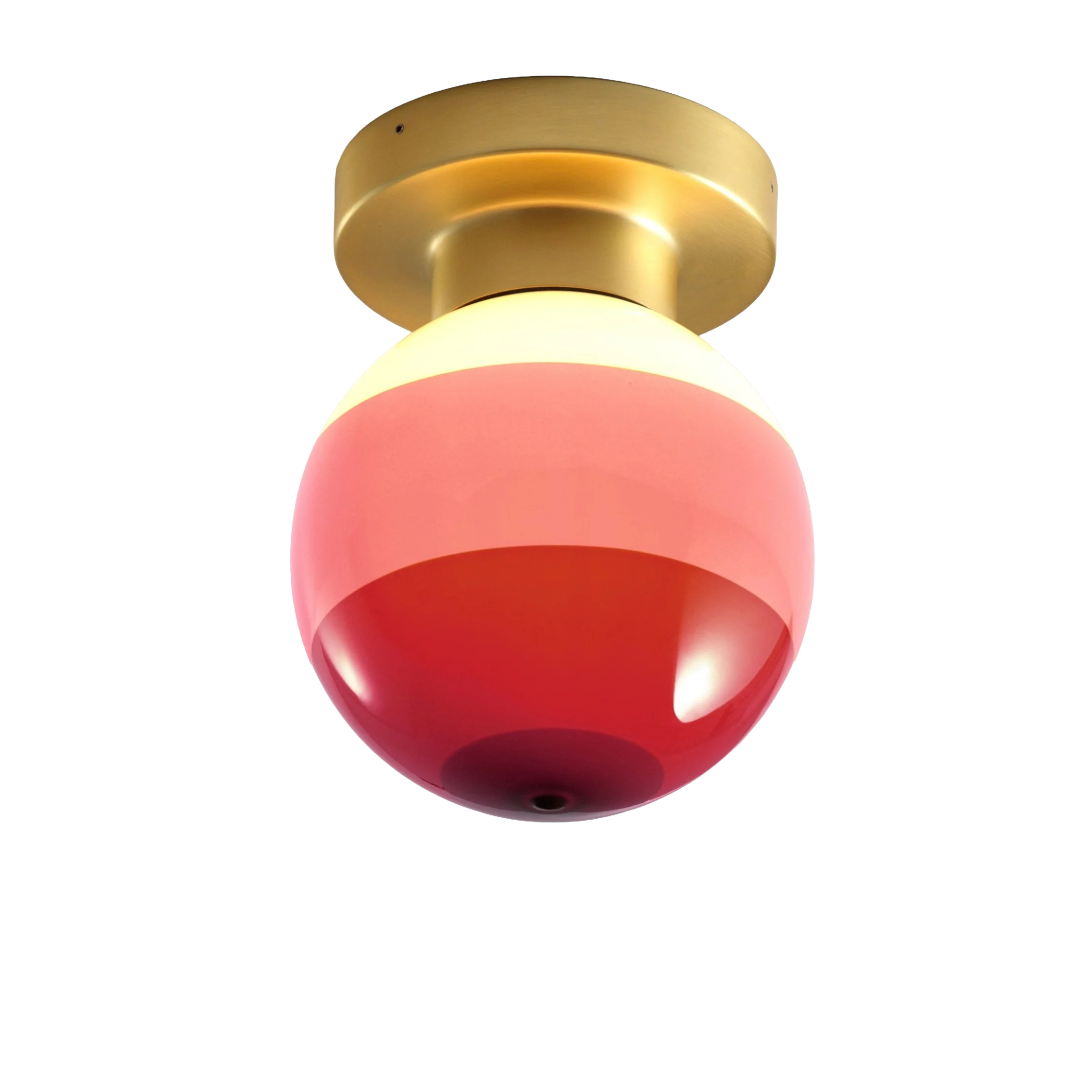 Lampa sufitowa DIPPING burgundowy
