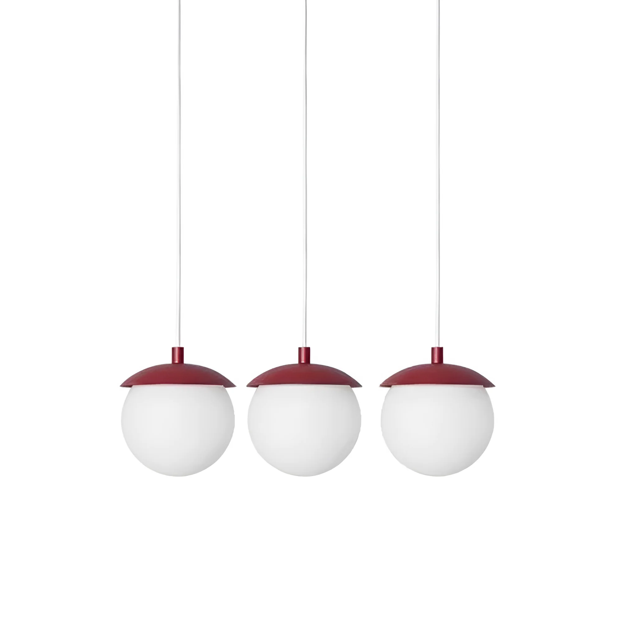 Lampa sufitowa KUUL burgundowy