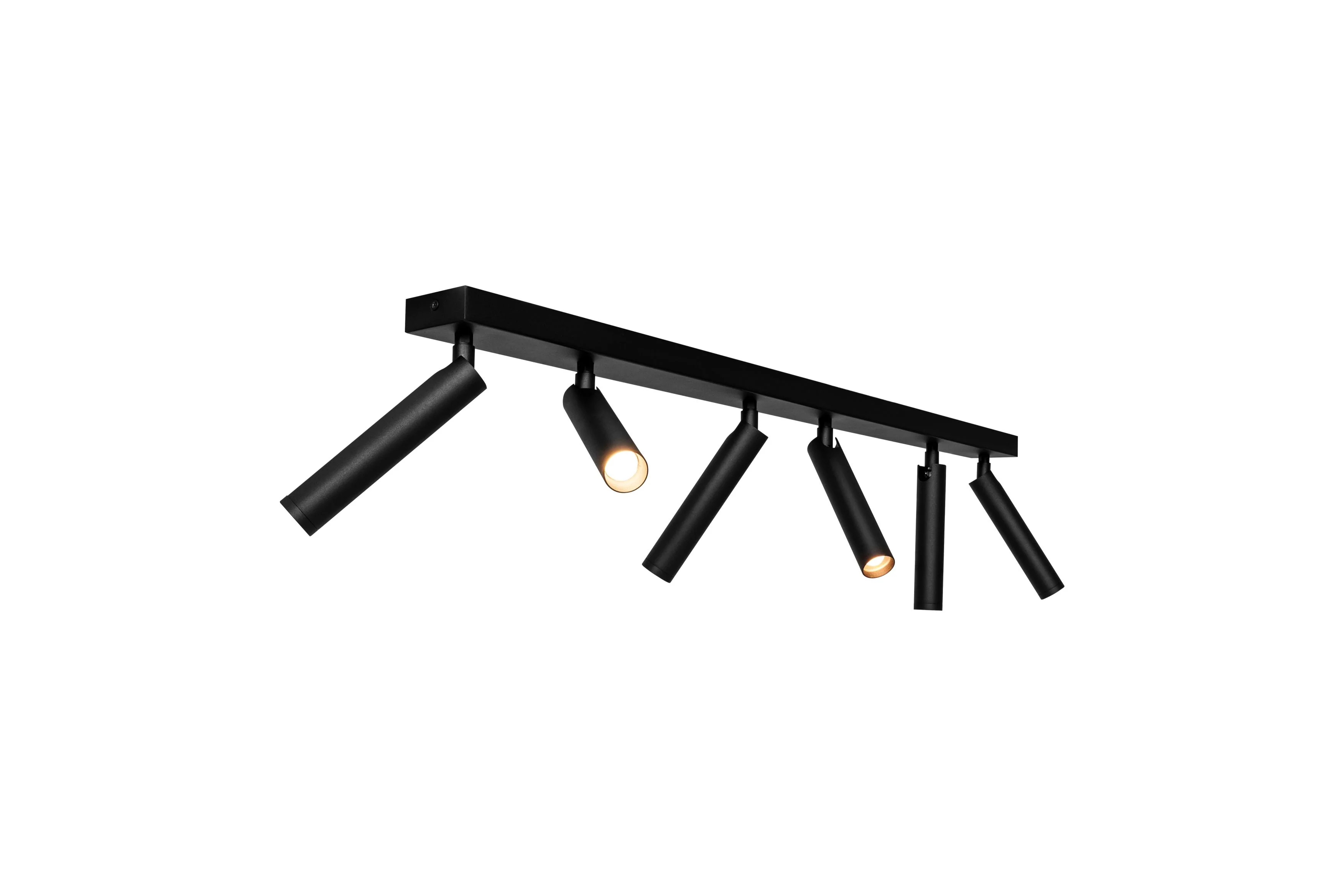 Lampa sufitowa ROLL 6 czarny - Image 3