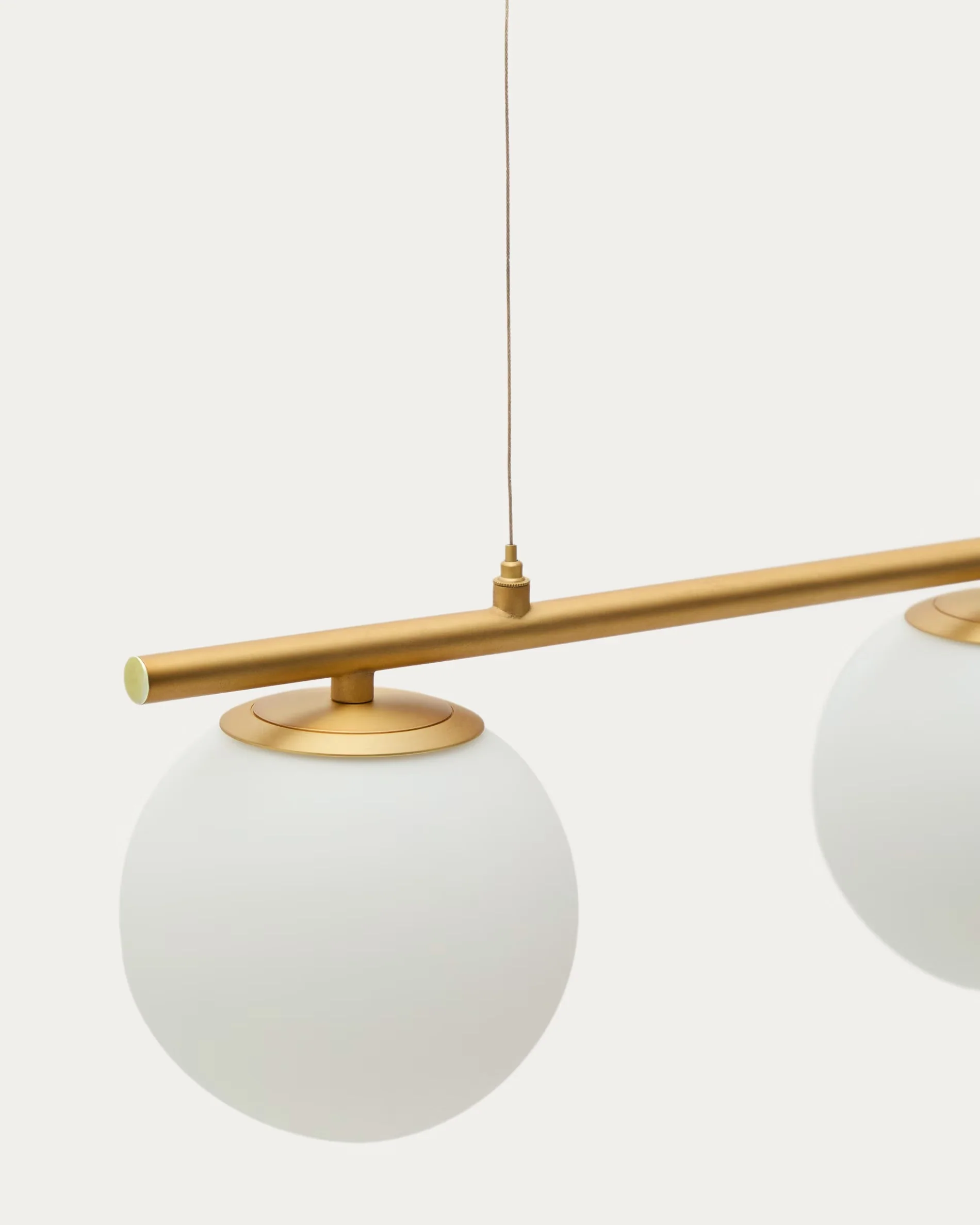 Lampa wisząca trzypunktowa BRISIA szczotkowany mosiądz - Image 4