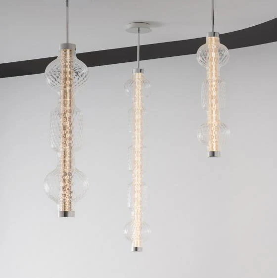 Lampa wisząca ALAMBICCO VERTICAL dmuchane szkło - Image 7