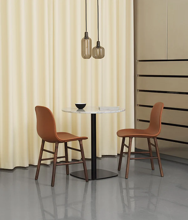Lampa wisząca AMP szkło dymione z czarnym marmurem - Image 5