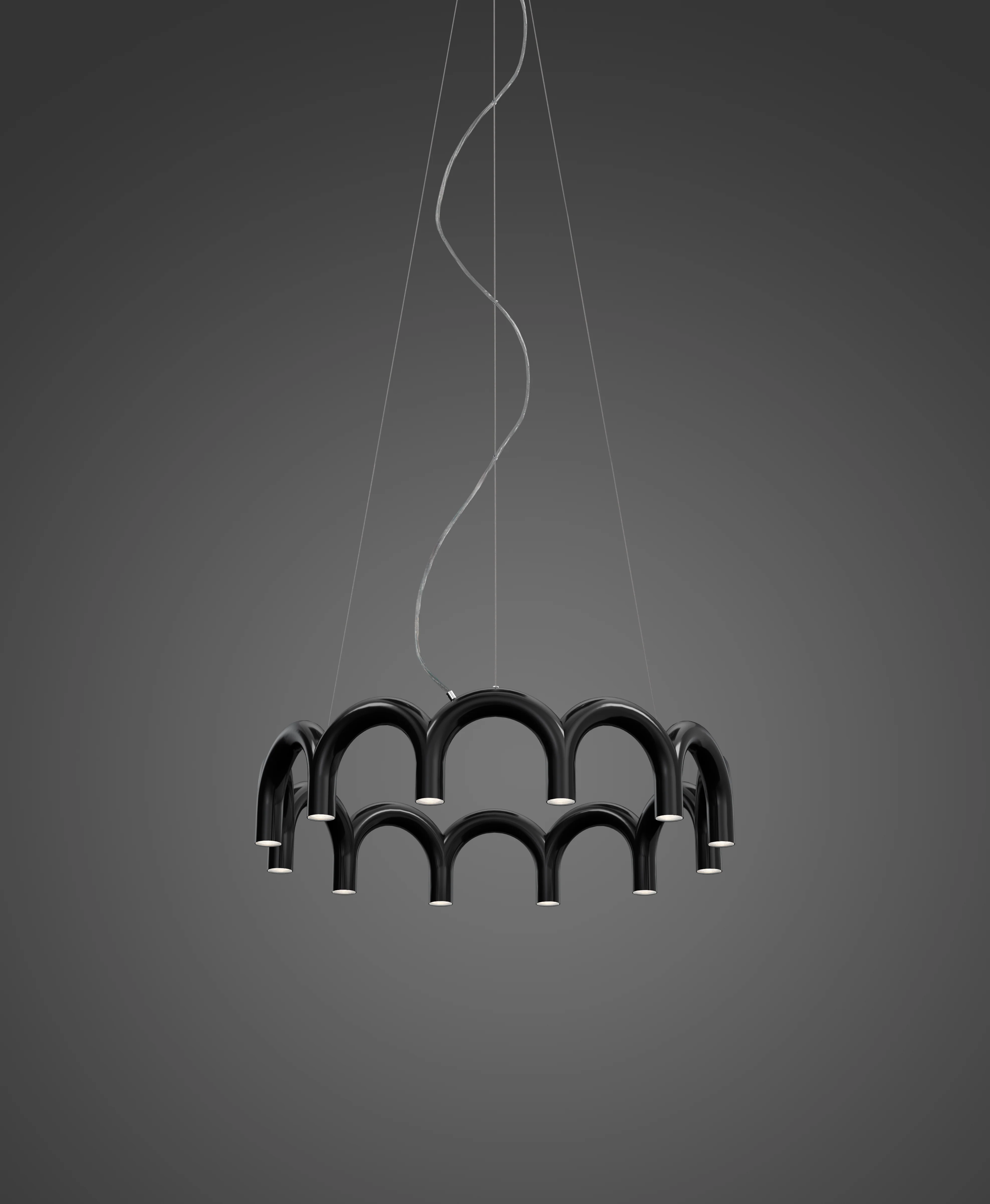 Lampa wisząca ARCH CIRCLE czarny - Image 4