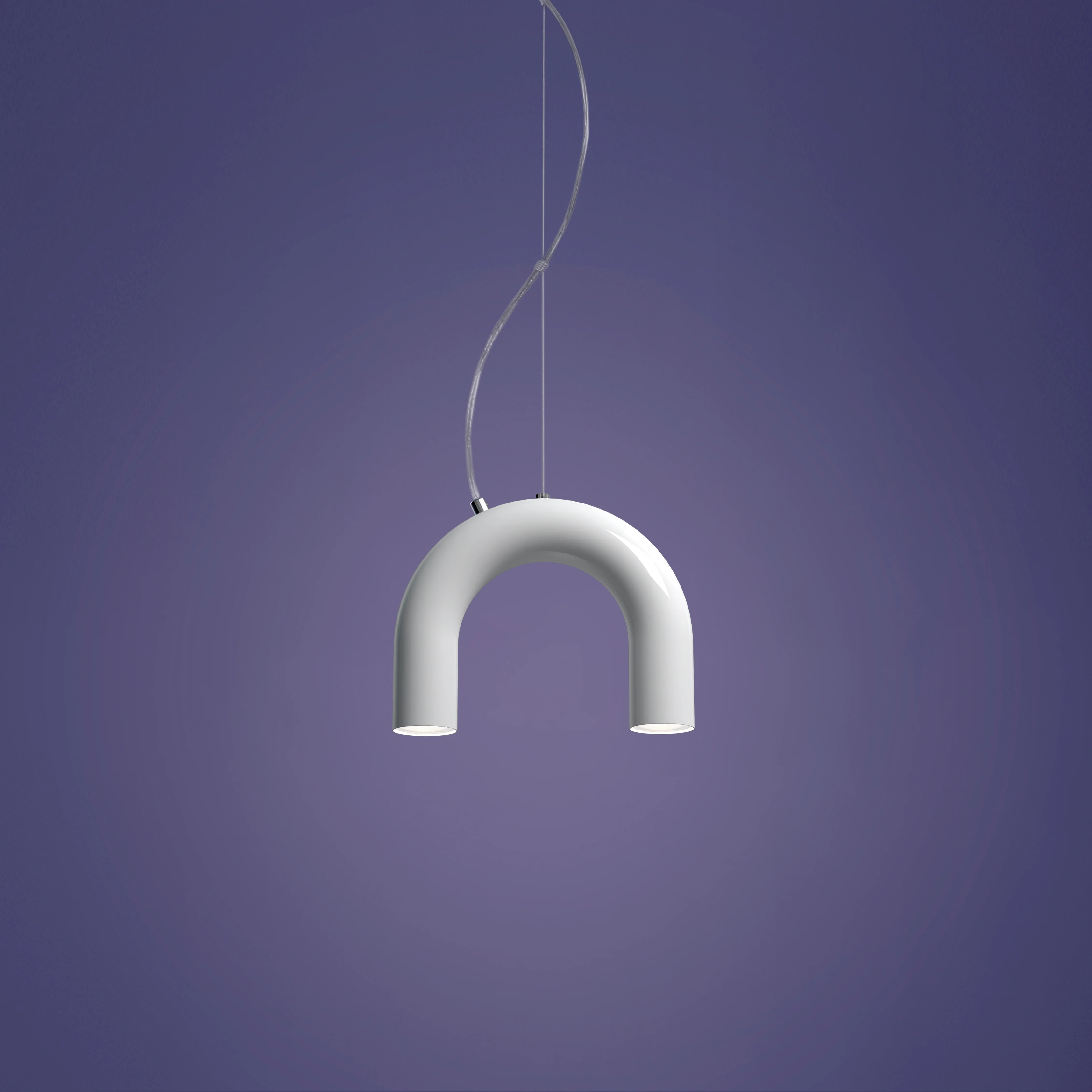 Lampa wisząca ARCH SINGLE biały - Image 3