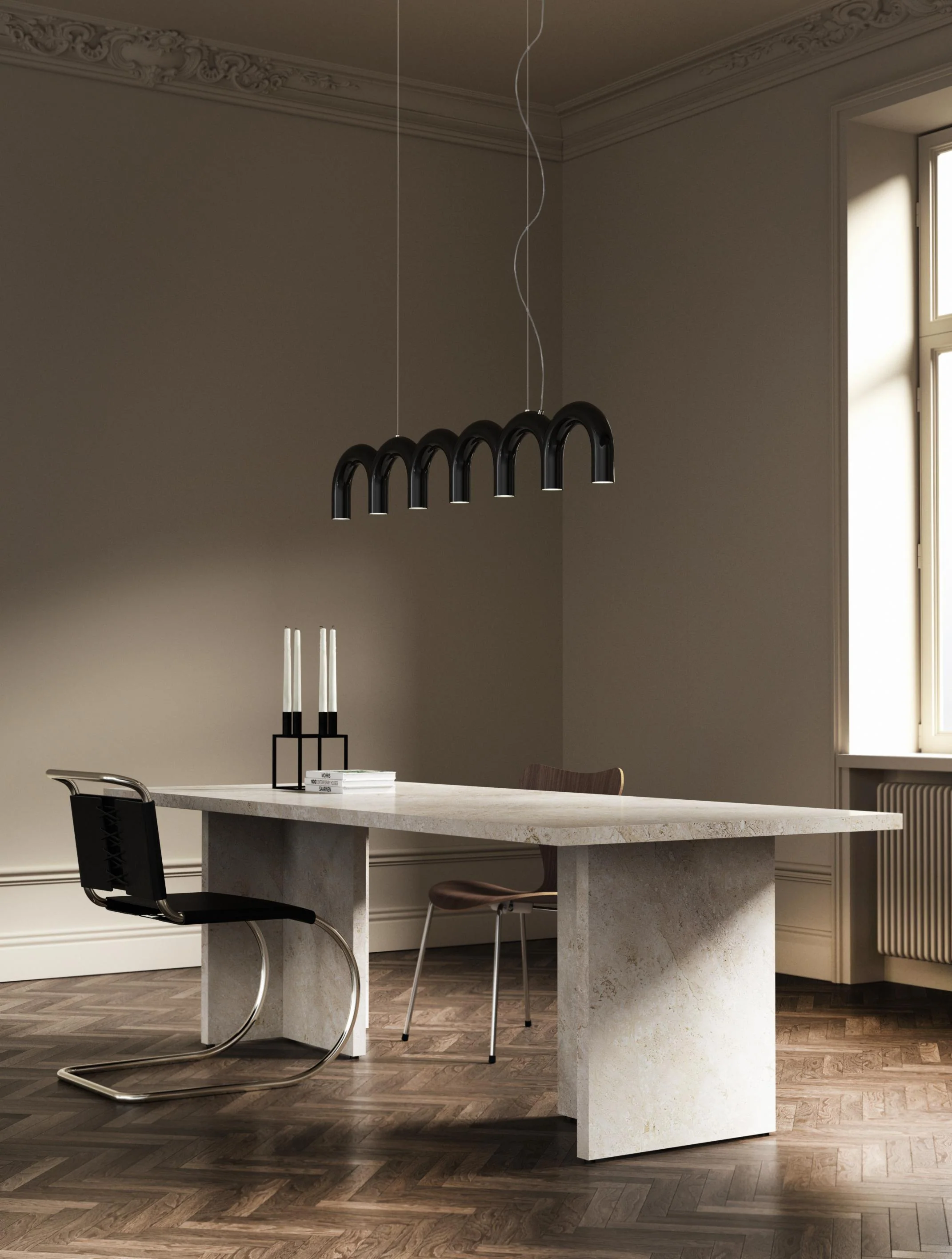 Lampa wisząca ARCH STRAIGHT czarny - Image 9