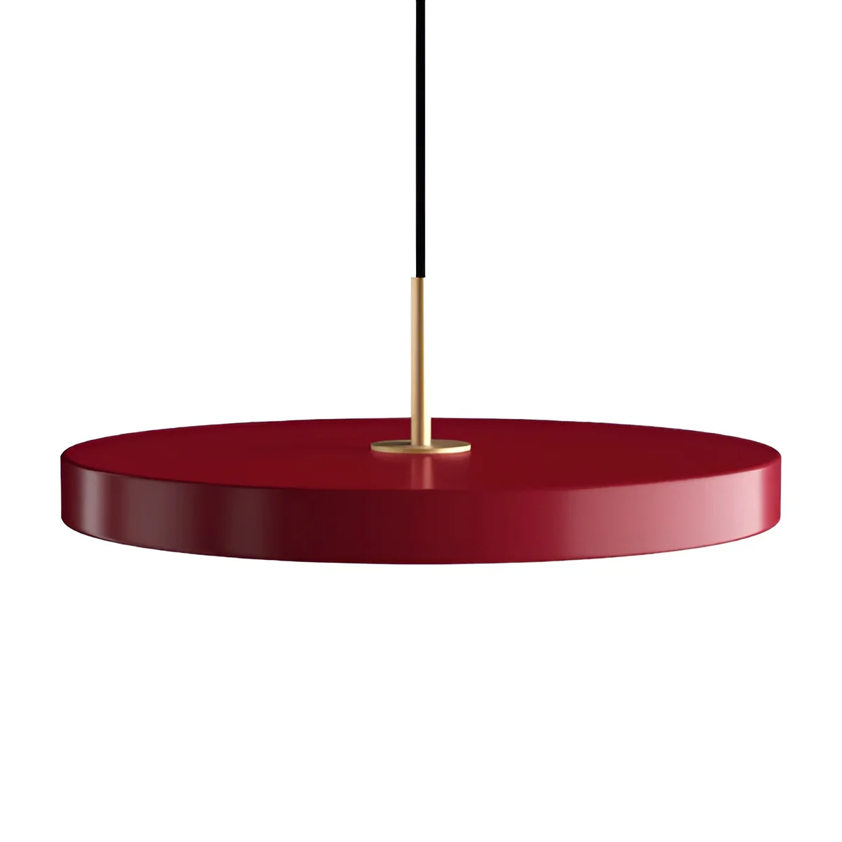 Lampa wisząca ASTERIA PLUS bordowy ze złotą wstawką - Image 3