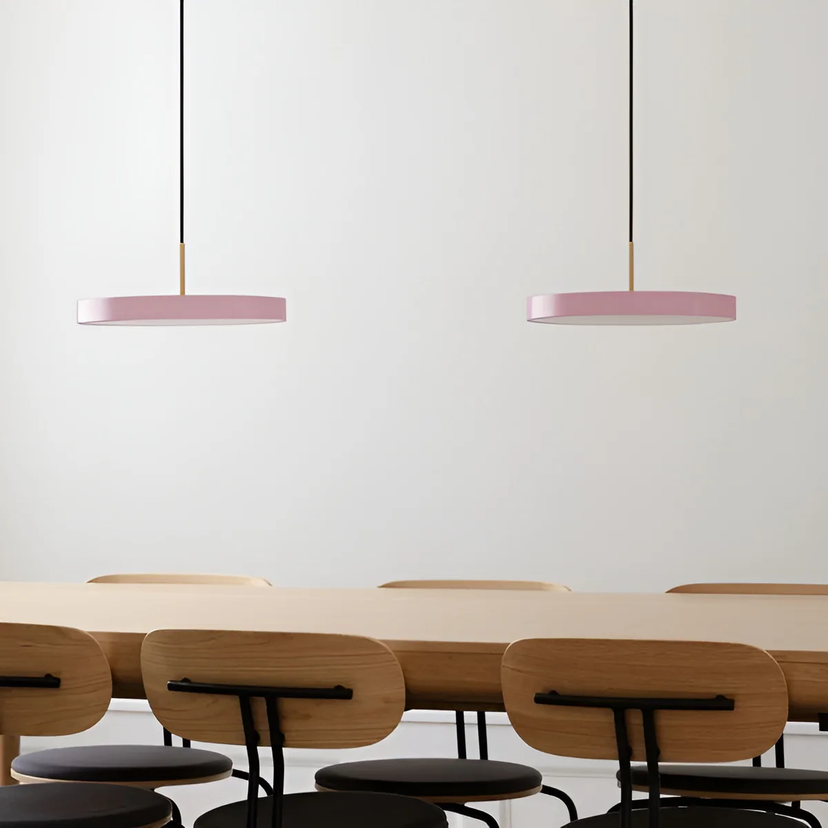 Lampa wisząca ASTERIA PLUS jasnoróżowy ze złotą wstawką - Image 4