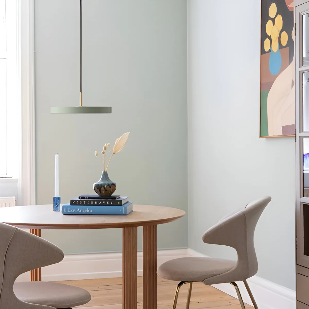 Lampa wisząca ASTERIA PLUS oliwkowy ze złotą wstawką - Image 7
